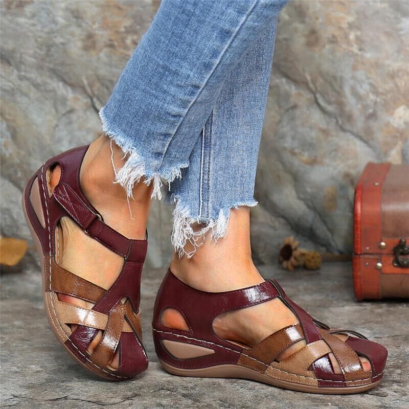 【35–43】Sandalias romanas cómodas para mujer, hechas de piel suave – Precio rebajado Oferta limitada