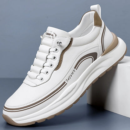[39-45]👟Pantofi sport din piele rezistentă la apă și murdărie, cu talpă moale pentru confort maxim -- 3940492