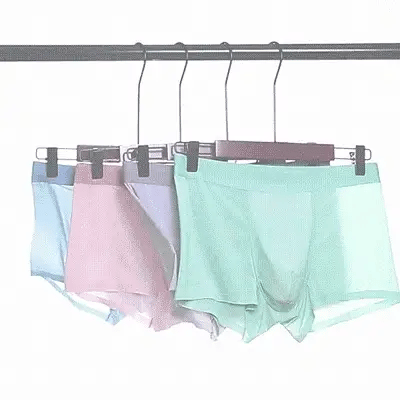 【1 sada 6 kusů】🔥🔥Pánské ledové hedvábné boxerky