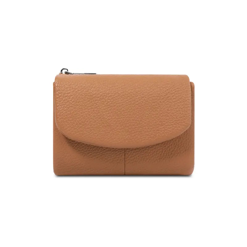 👝Cartera unisex RFID Pebble de piel auténtica
