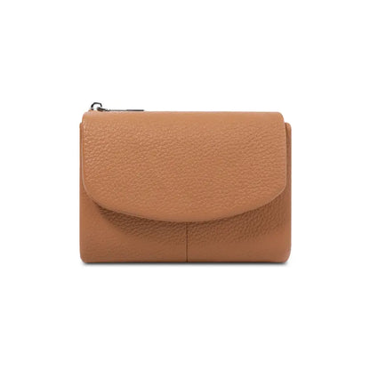 👝Cartera unisex RFID Pebble de piel auténtica