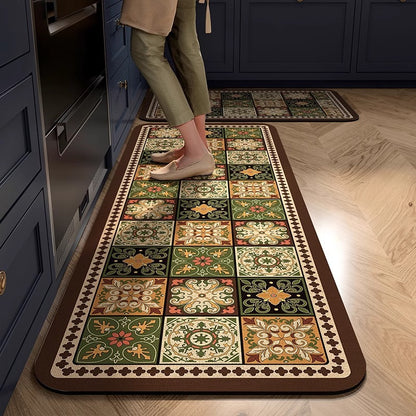 💥【40*60+40*120cm】Covoraşe intrare covoraşe intrare covoraşe retro diatomee noroi covoraşe baie