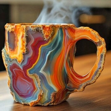 🥰【Reducere limitată în timp】☕ceașcă de cafea cristal mineral