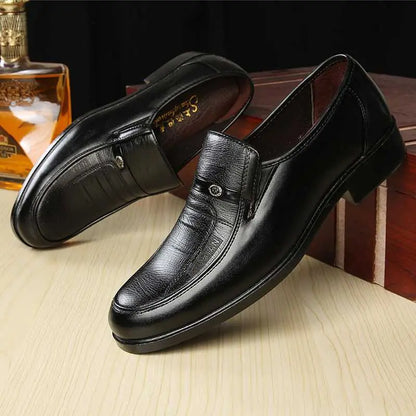 👞【38-44】Nuevos zapatos de negocios para hombre en piel auténtica 2026 ✨Suaves y cómodos✨