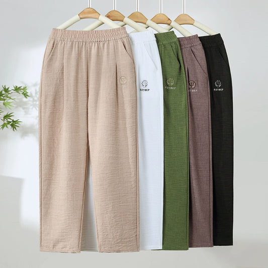 🎉【Reducere pe timp limitat】【40-90KG】Moda de vară pantaloni casual de nouă minute