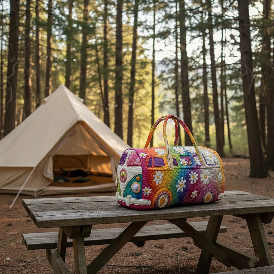 Hippie Van podstavljena putna torba ✅Plaćanje pouzećem