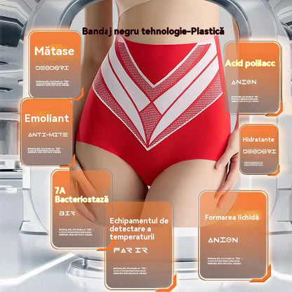 🥰😍【4 balení (průměrná cena)】7A-Bezešvé antibakteriální kalhotky do pasu zvedající boky --3943473