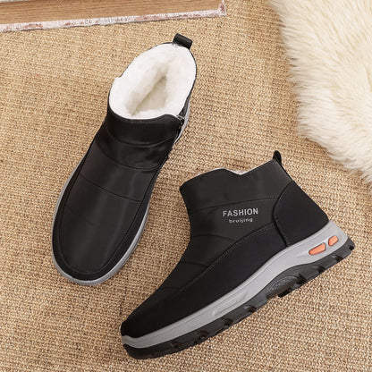 🔥🔥【39-45】👟Męskie, odporne na wstrząsy buty zimowe wykonane z czystej bawełny i aksamitu