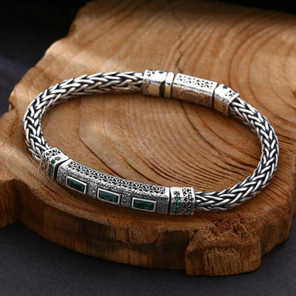 ✨🎁【Kup 1, a 1 dostaniesz gratis】Bransoletka ze srebra próby 925 z turkusem vintage
