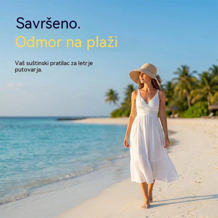 🎀🎀 50% popusta 👒 | Retro šešir s mašnom: sklopiv i prozračan, ljetni neophodan.