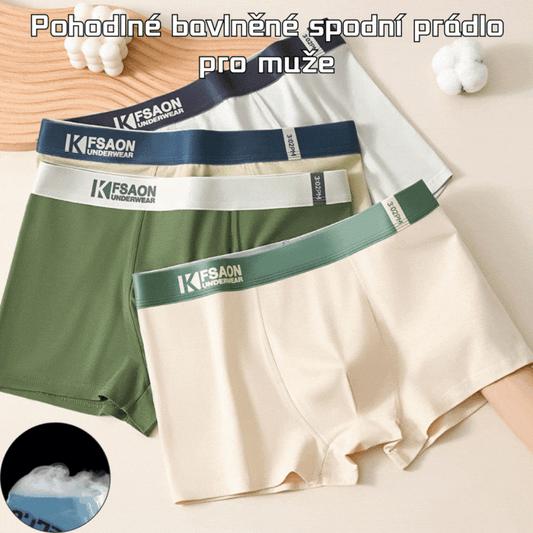 🔥【Kupte 3, získejte 3 zdarma】🧊 Pánské spodní prádlo, čistá bavlna, pohodlné, prodyšné