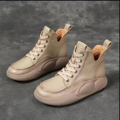 😍【36-41】Nove male kožne čizme za sport i slobodno vrijeme, martinke s debelim đonom, noge udobne i neumorne