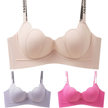 😍【3 sztuki】Biustonosz push-up dla kobiet bez fiszbin, miękka bawełna, wygodny i oddychający ❤️【40-85 kg】