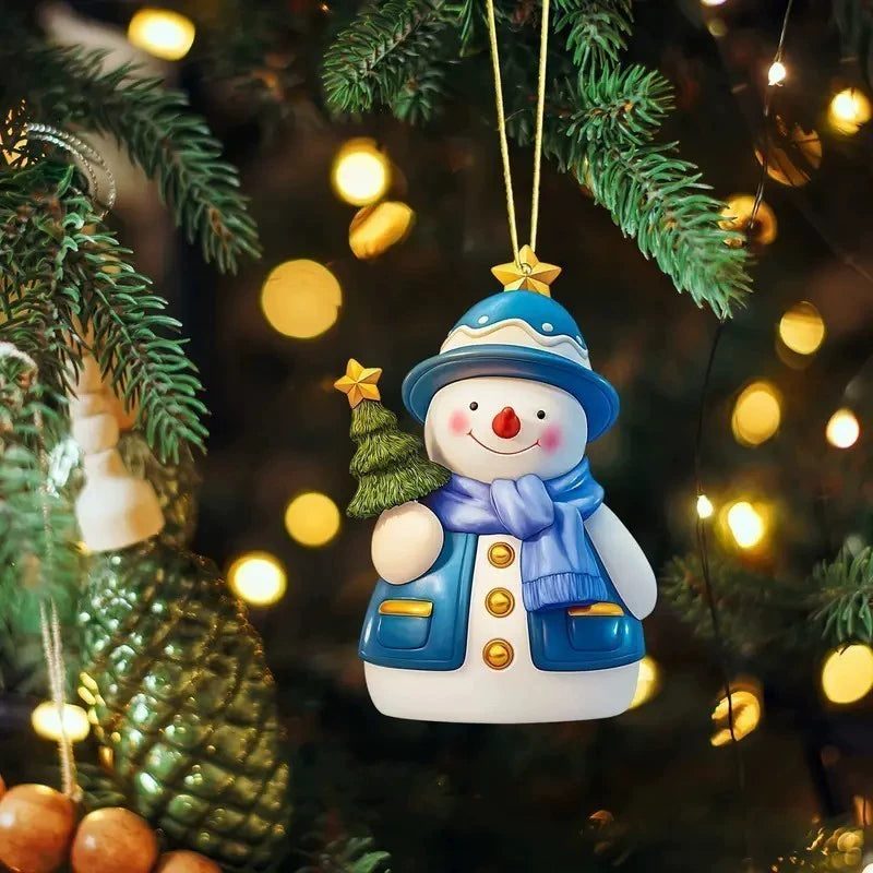 🎄🎅⛄【Kúpte 6 a získajte 6 zadarmo】Roztomilá vianočná ozdoba na snehuliaka