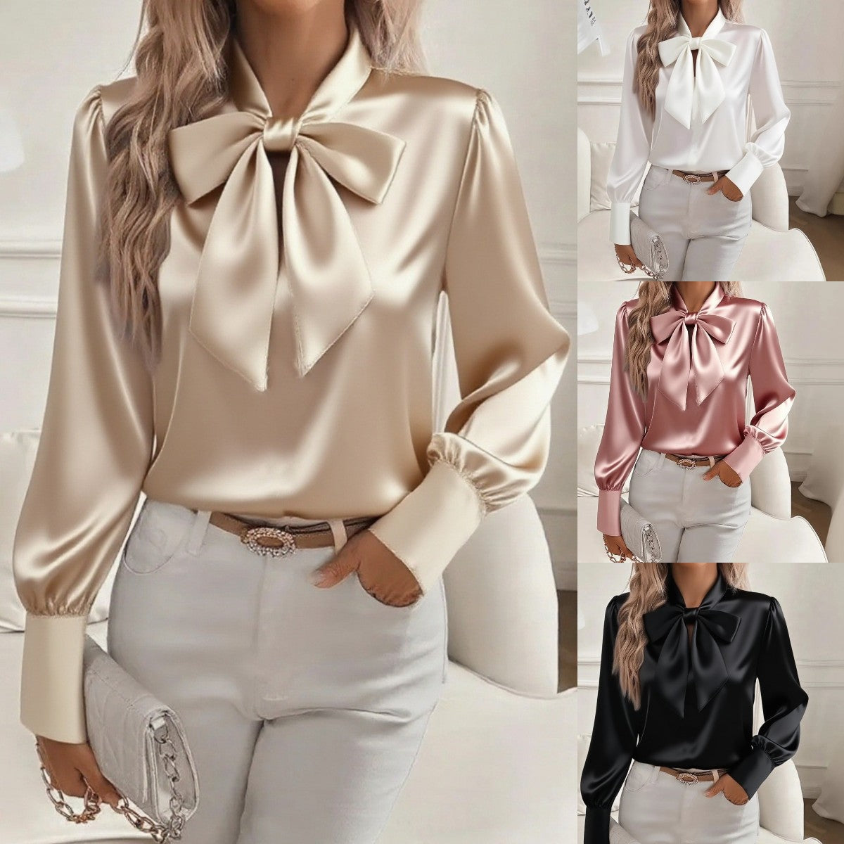 🔥【Jesenski novi dolasci】✨Modna svilena košulja 2025. za elegantan stil - mekana tkanina, moderan kroj i savršen izbor za svakodnevno nošenje