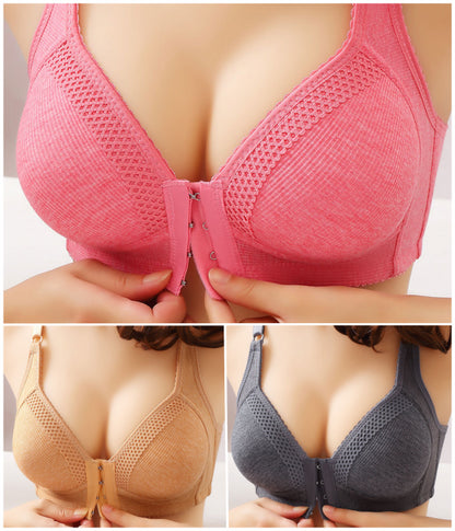 💥【Balení po 3】🔥❤️ Vysoce kvalitní bezešvá push-up podprsenka, módní a sexy, zabraňuje vypadávání