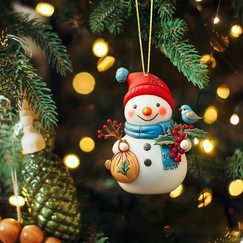 🎄🎅⛄【Kupite 6, dobijte 6 gratis】Slatki božićni ukras snjegović