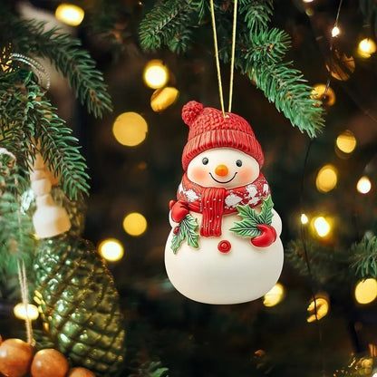 🎄🎅⛄【Kupite 6, dobijte 6 gratis】Slatki božićni ukras snjegović