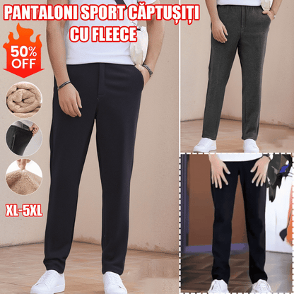 ❄️⛄【XL-5XL】Grube spodnie dresowe z wełny jagnięcej dla mężczyzn w średnim i starszym wieku