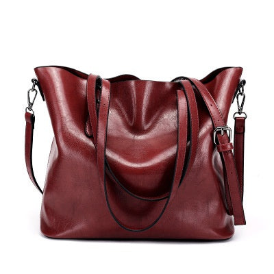 ✨👜【Cantidad limitada】🔥Nuevo bolso de hombro de piel sintética de gran capacidad para mujer, nuevo modelo 2026