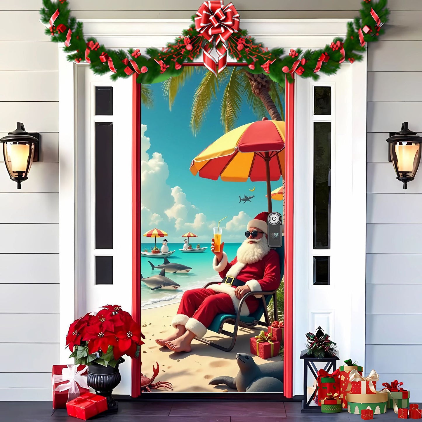 🎄Predčasný vianočný výpredaj: 50% zľava na 🎅vianočné dekorácie na dvere🎅