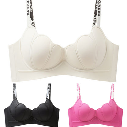 😍【3 sztuki】Biustonosz push-up dla kobiet bez fiszbin, miękka bawełna, wygodny i oddychający ❤️【40-85 kg】