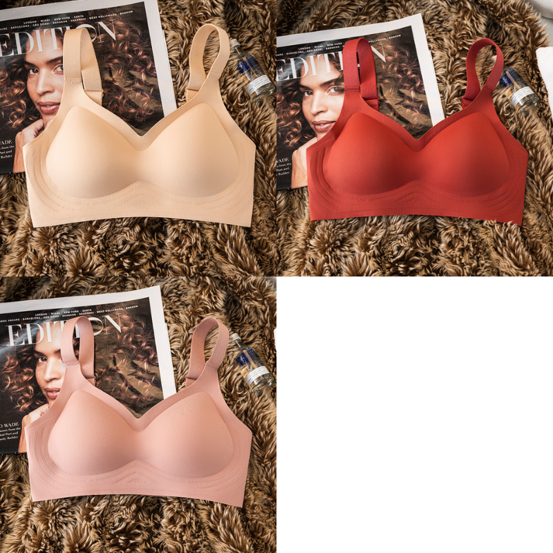 😍【3 dijela】Ženski jednodijelni grudnjak bez žice ❤️【40-85 kg】