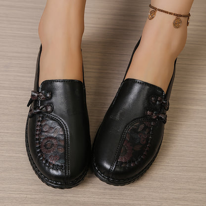 【35-42】Zapatos de mujer fabricados en piel auténtica, antideslizantes, impermeables y con una suela suave y cómoda.