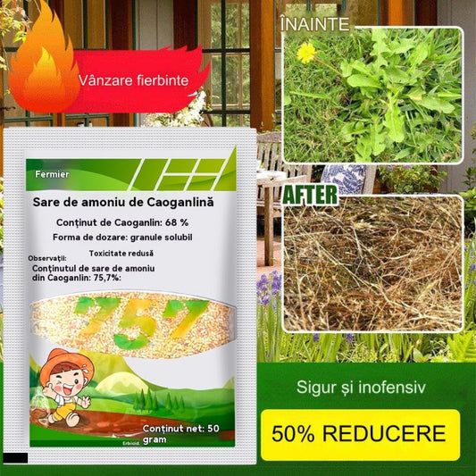 🔥【5 pungi】🌽🌱Glyphosate 757 glifosat de amoniu citrice livadă porumb erbicid împotriva buruienilor