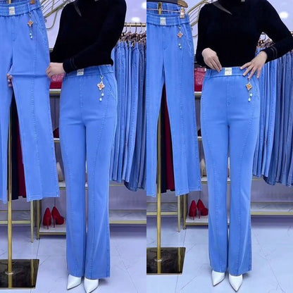 【Popust ograničenog trajanja】👖【S-4XL】Ženske elastične traperice visokog struka