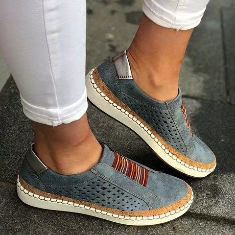 👟【Veličine 35-43】Ženske ravne mokasine s platformom i blokovima boja, ležerne cipele ✅ Plaćanje pouzećem