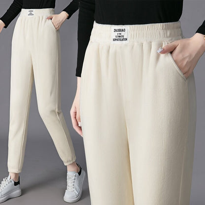 【💥Novi jesensko/zimski stilovi💥】【M-3XL】Nove ženske rastezljive pletene ležerne hlače