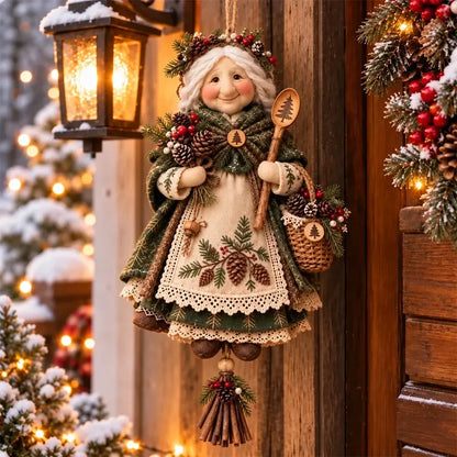 🎄❤️ Bonita, práctica y portátil decoración "Buena Suerte Abuela" - añade un toque de ambiente cálido.