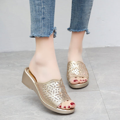 【Reducere pe timp limitat】👡【35-42】Papuci papuci antiderapanti confortabili de vara pentru femei. Se potrivește piciorului elegant și confortabil.