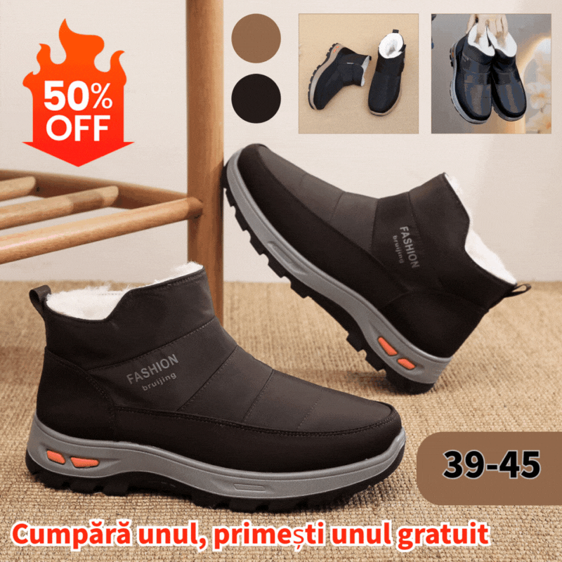 🔥🔥【39-45】👟Męskie, odporne na wstrząsy buty zimowe wykonane z czystej bawełny i aksamitu