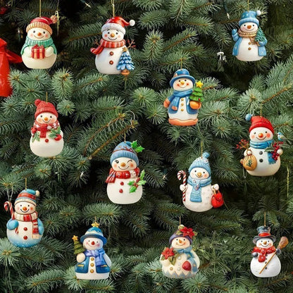 🎄🎅⛄【Kupite 6, dobijte 6 gratis】Slatki božićni ukras snjegović