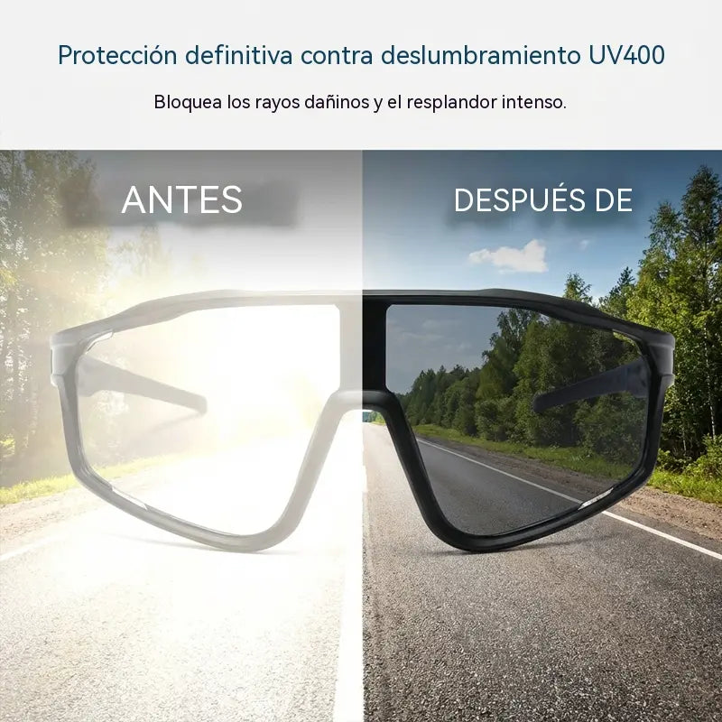 🏃‍♂️[Compra 1 y llévate 1 gratis] ¡Último día de oferta especial 🚴‍♀️ Gafas deportivas fotosensibles para hombres y mujeres.