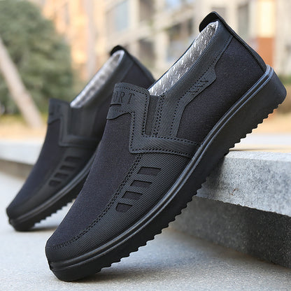 【39-47】2025 Pantofi sport bărbătești, respirabili, plați și casual, cusuți manual, calitate superioară garantată.