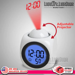 【Kupi 1 i dobiješ 1 gratis】⏰ Multifunkcijski projekcijski sat — vrijeme, alarm, temperatura i vrijeme na vašem zidu ili stropu