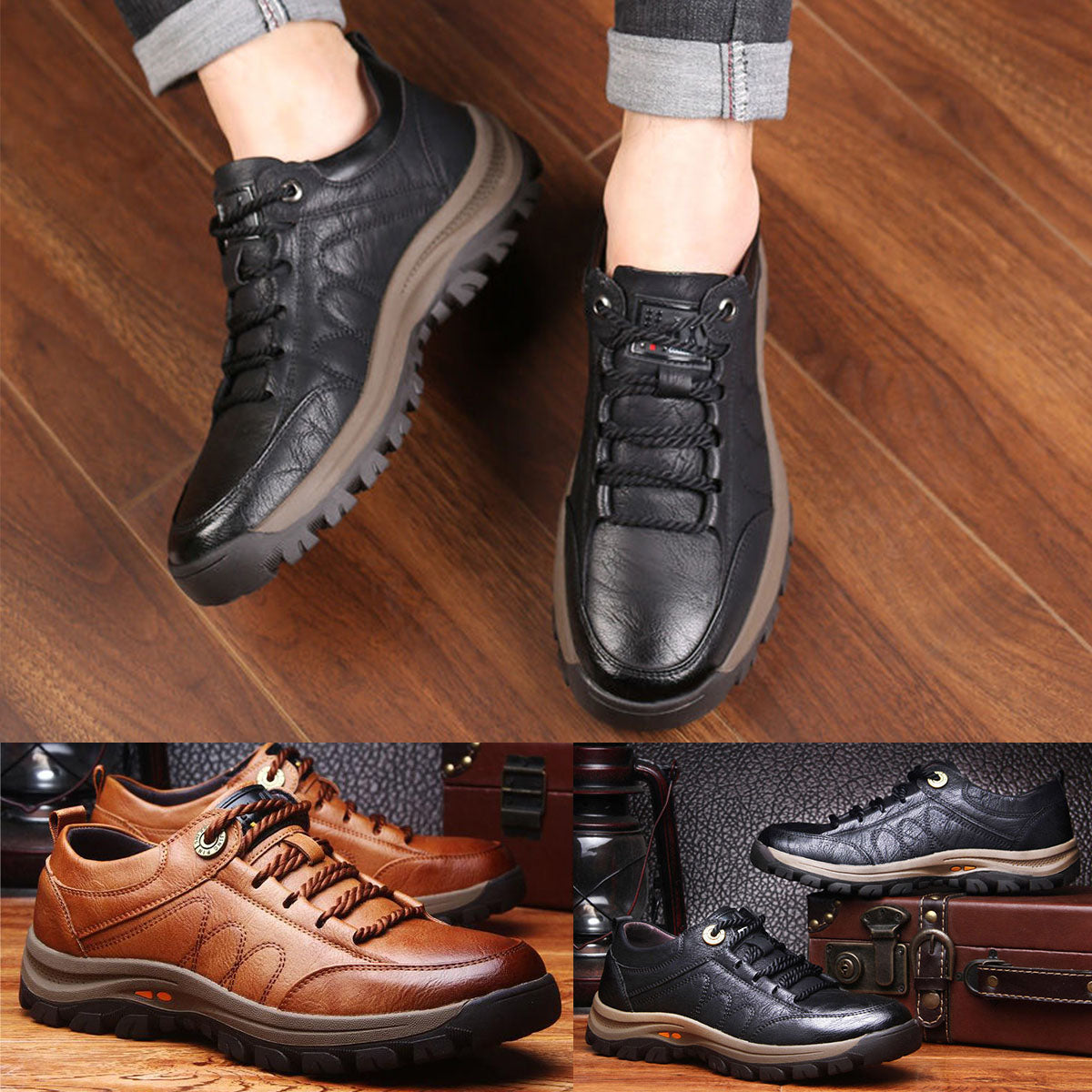 😎👍【39-48】 Sezon jesień/zima 2025. Nowsze modne buty górskie męskie, luźne buty sportowe