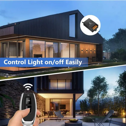【Artículos para el hogar】【Oferta destacada】Interruptor con control remoto inalámbrico – Relé de alta potencia de 30 A