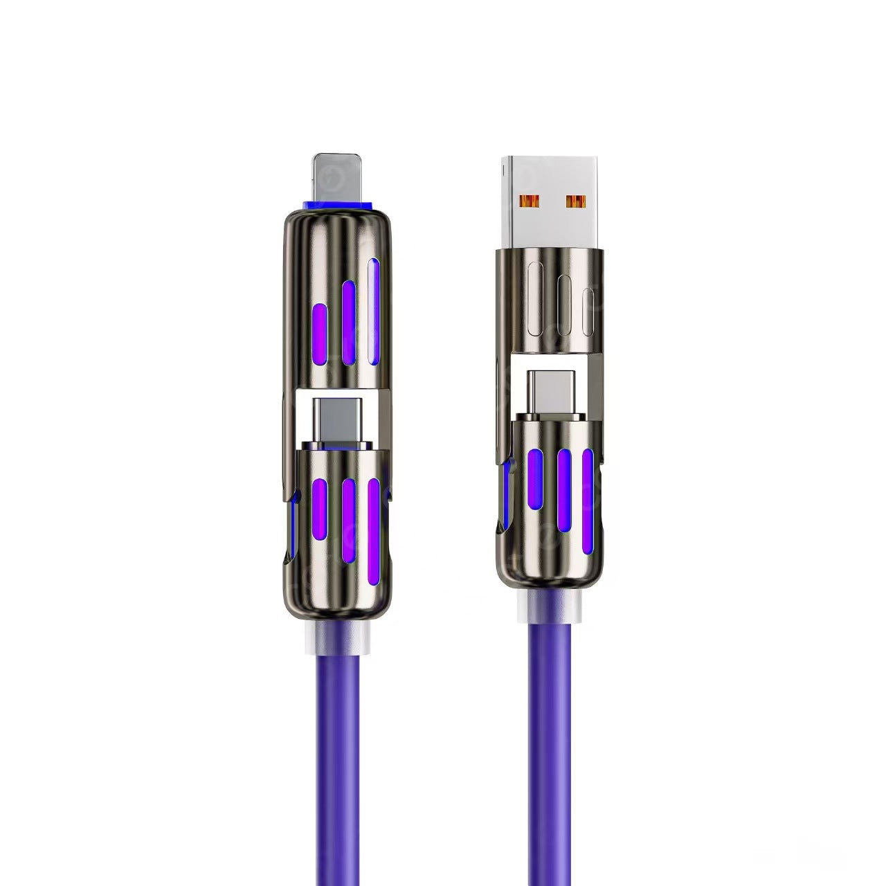🔥Compra 1 y llévate 1 gratis 🔥Cable de carga LED 4 en 1⚡📱