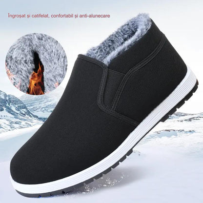 🔥【39-44】👟2025 jesienne i zimowe buty śniegowe dla osób w średnim i starszym wieku, pogrubione i aksamitne, ciepłe