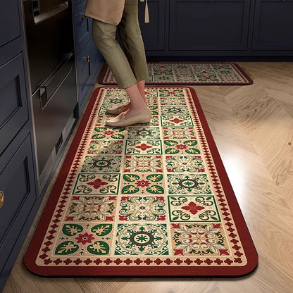 💥【40*60+40*120cm】Covoraşe intrare covoraşe intrare covoraşe retro diatomee noroi covoraşe baie