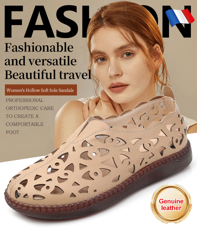👡🔥【35-42】2025 Ženske moderne prozračne sandale s okruglim vrhom i retro šupljim uzorkom