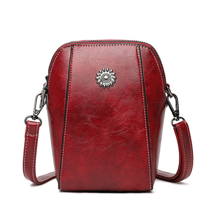 🔥👜 [Oferta Flash] 💖 Nuevo Bolso Multifunción 2026: Mini Bandolera de Piel Genuina, Elegante y Compacta.