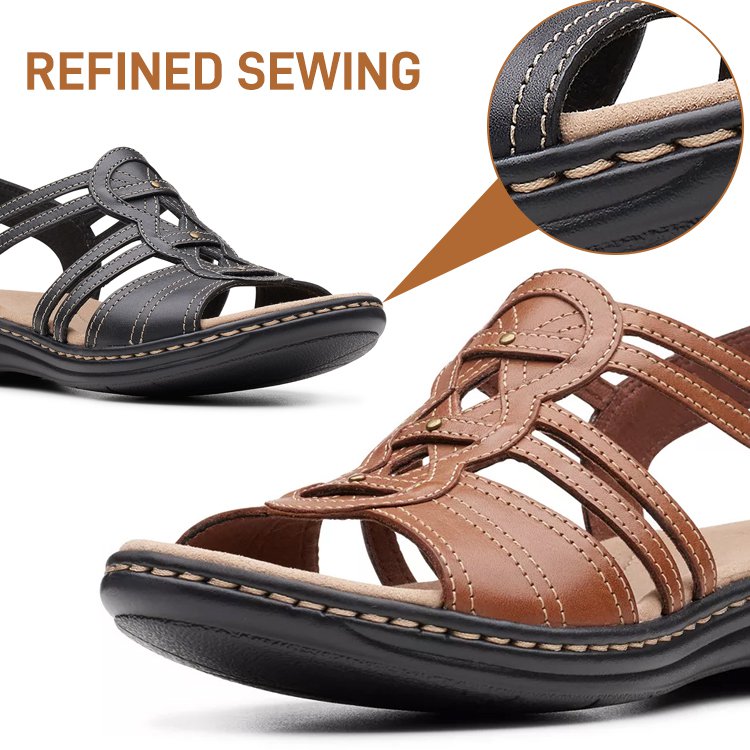 😍【Rabat ograniczony czasowo】【35-43】Miękkie i wygodne skórzane sandały damskie 4038084