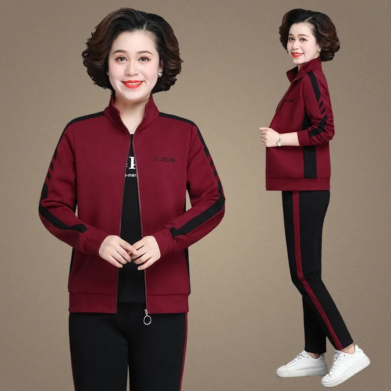 🔥【50% popusta】🔥【M-5XL】【Jakna + Hlače】😍 Novi jesenski casual sportski set, velika veličina