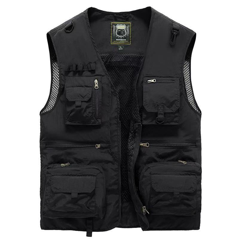 💥【50% DE DESCUENTO】【S-6XL】Chaleco multibolsillos para ropa de trabajo al aire libre en verano