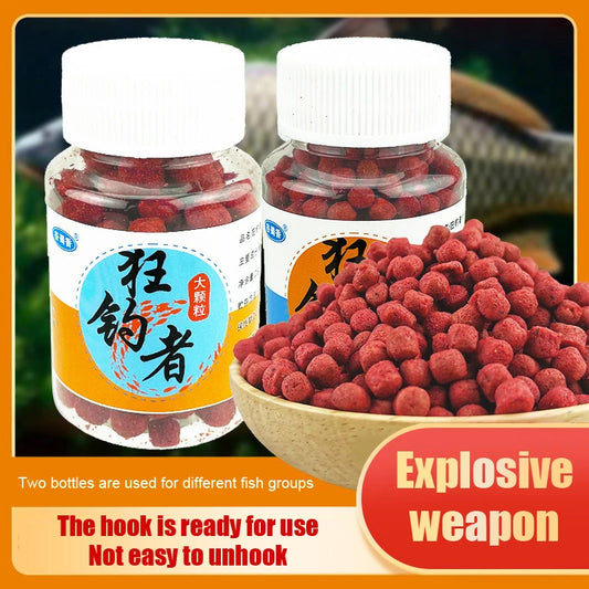 🔥🔥[Chyťte rybu za pár sekund🎣]【 Kupte 2 lahve, dostanete 2 zdarma】4 Lahve,Čerstvé živočišné proteinové návnady v granulích